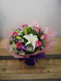 Roses with Lilies